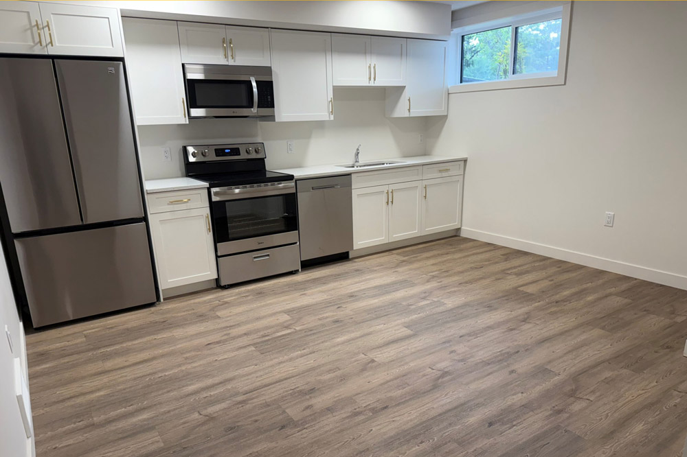 2 bed 1 bath unit